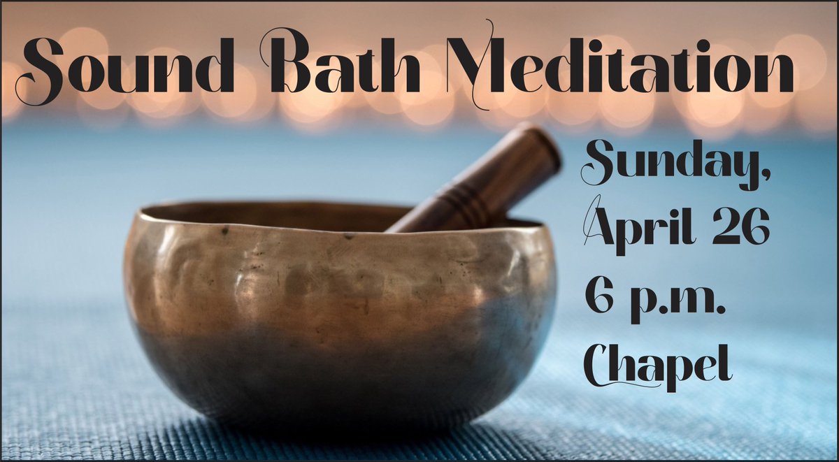 Come on Sunday for an evening of healing and relaxation through calming sounds and spiritual renewal using crystal and metal bowls, gentle tones, and candles! All are welcome!