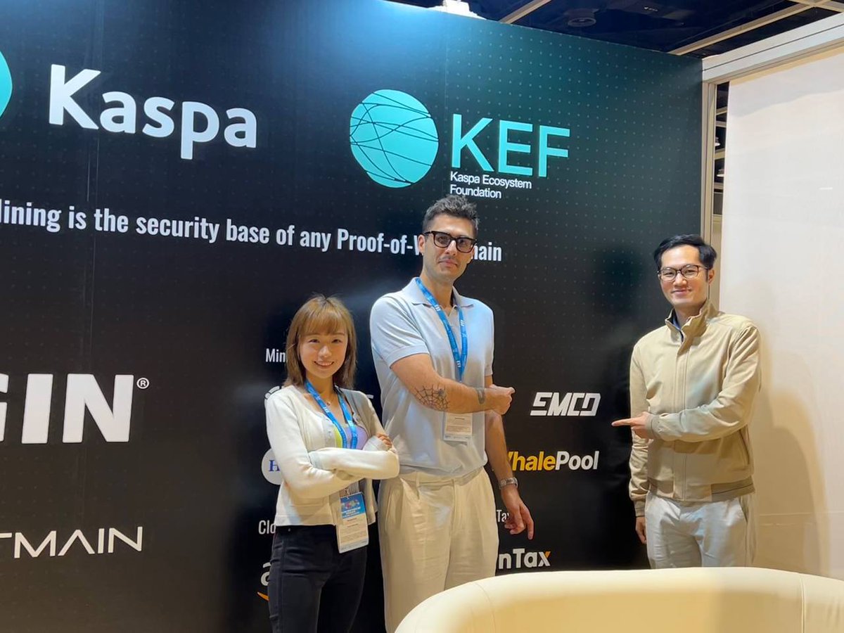 emcd_io's tweet photo. @festival_web3 The VIP Lounge at #HKWeb3Festival — co-sponsored by #Kaspa and supported by #EMCD as a mining partner.
A perfect room for importnant conversations ☕ https://t.co/NPgKPJ4XWy