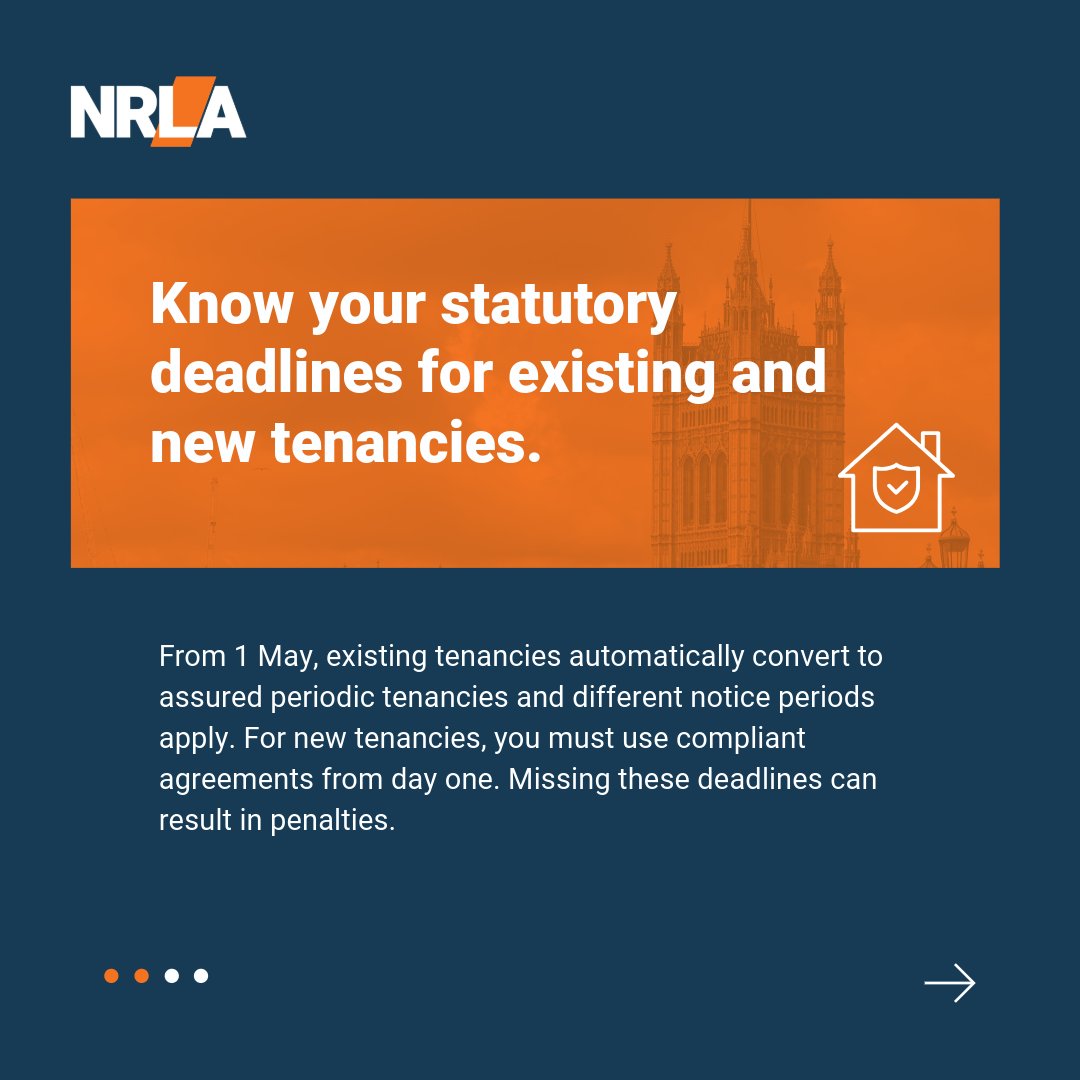 NRLAssociation's tweet photo. 📢 Renters' Rights Webinar: Implementing the Act

With the Renters' Rights Act coming into force on 1st May, this is your last chance to get ready for the first phase of implementation. 

Join the NRLA's experts for this essential webinar as we guide you through what you need to do to make sure you're compliant and answer your last minute questions before the Act is implemented.

🗓️ Date: 29 April 2026
⏰ Time: 11:00am to 12:00pm
👉 Reserve your spot today: https://t.co/2W1kdaKoZ7
🎟️ During April, our Renters' Rights webinars are open to all to support the sector to prepare for the Act.

#NRLA #UKLandlords #RentersRightsAct #PRS