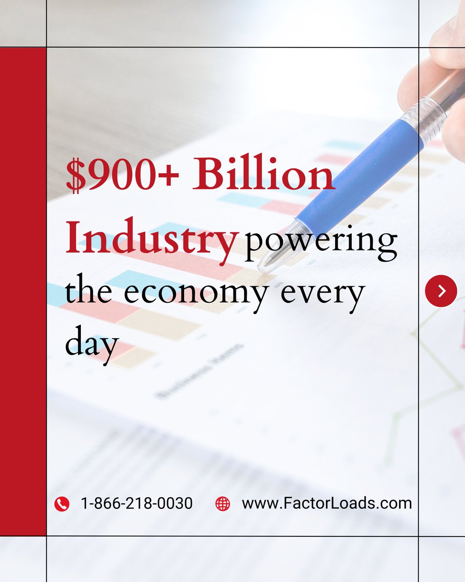 Factorloads's tweet image. The biggest challenge in trucking today isn’t loads, it’s delayed payments!
FactorLoads helps you unlock that cash quickly and stay competitive.
Call 866-218-0030 or Visit FactorLoads.com.

#IndustryInsights #TruckingIndustry #CashFlow #Factoring #Logistics