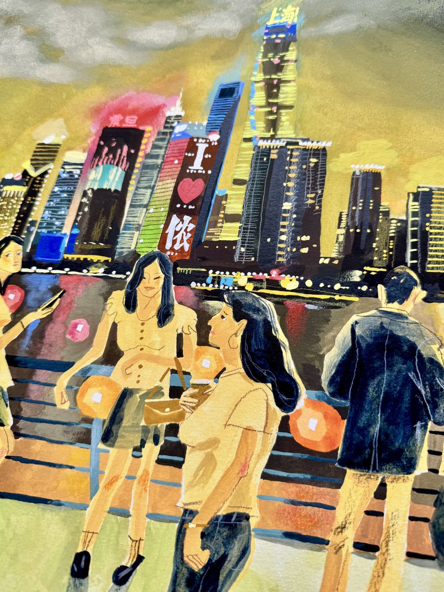 Illustratorbo1's tweet photo. 🌃#illustration #sketch https://t.co/1lfEXcIKjJ