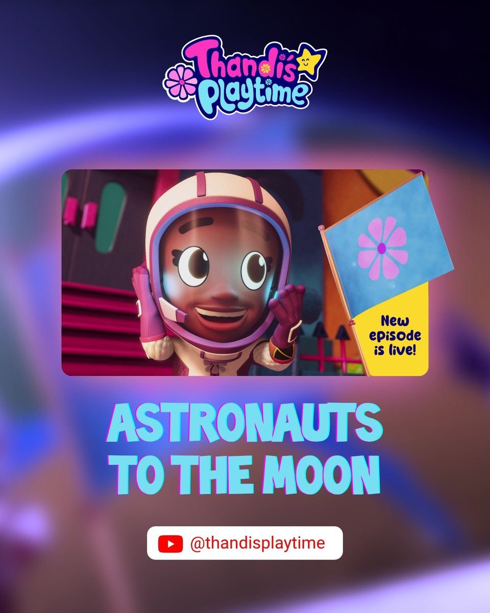 kundaandfriends's tweet photo. We’re Live!

Astronaut Thandi is heading to the moon and you’re invited on this exciting adventure.

Watch now on YouTube and let the adventure begin! 🌙

https://t.co/cZcYfpSapX https://t.co/acYEaMcAYf