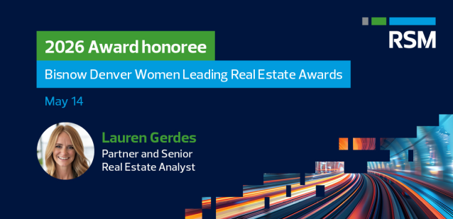 Proud to see my colleague, Lauren Gerdes, recognized by Bisnow as a Denver Women Leading Real Estate Awards honoree. She consistently leads with purpose and dedication, making a meaningful impact on her clients, teammates and the broader Denver community. rsm.buzz/4cpfHMJ