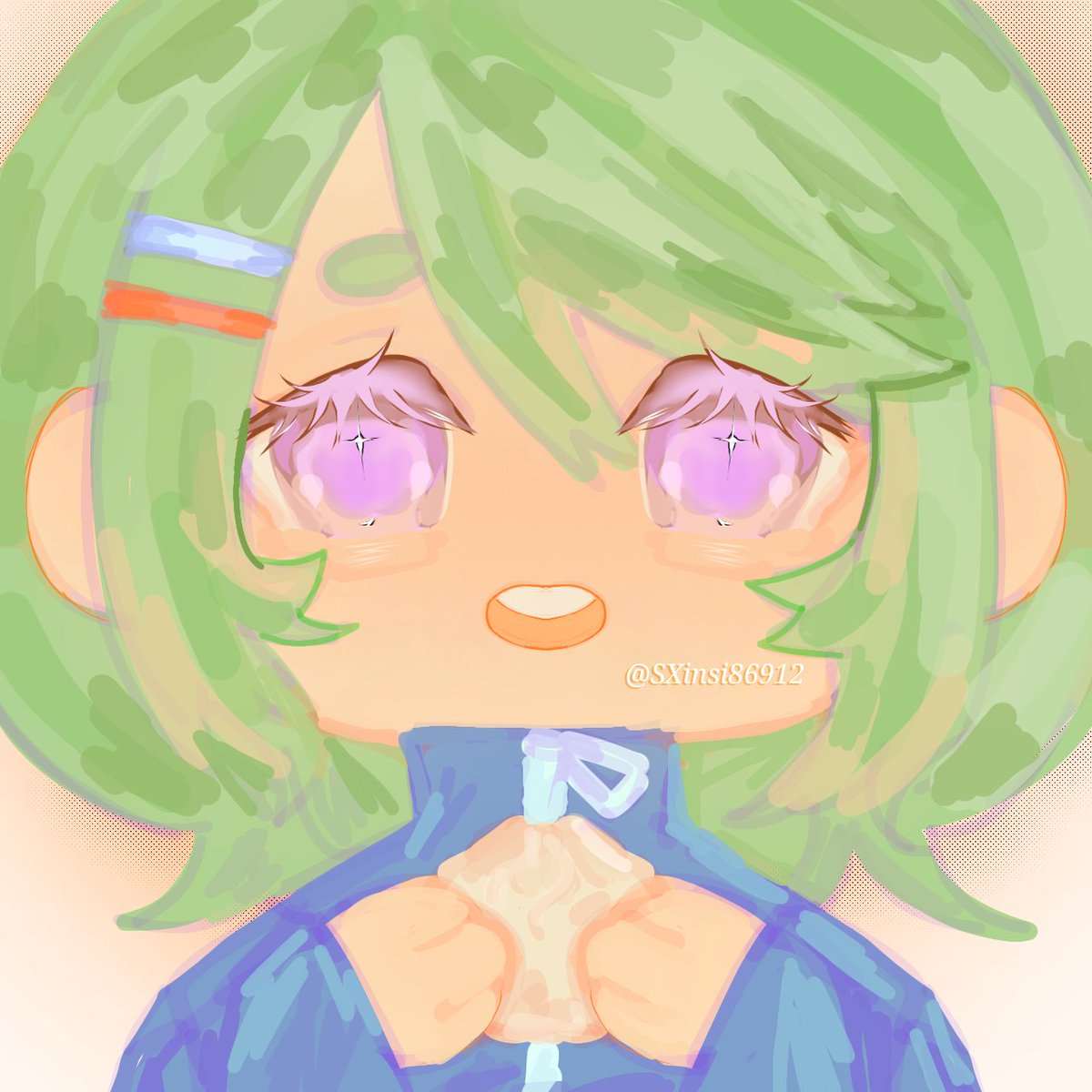 SXinsi86912's tweet image. Day 6 looking for #artmoots 🫂🖌️
I'm still studying some art styles so for now it's just my chibi #oc sona :3
#smallartists