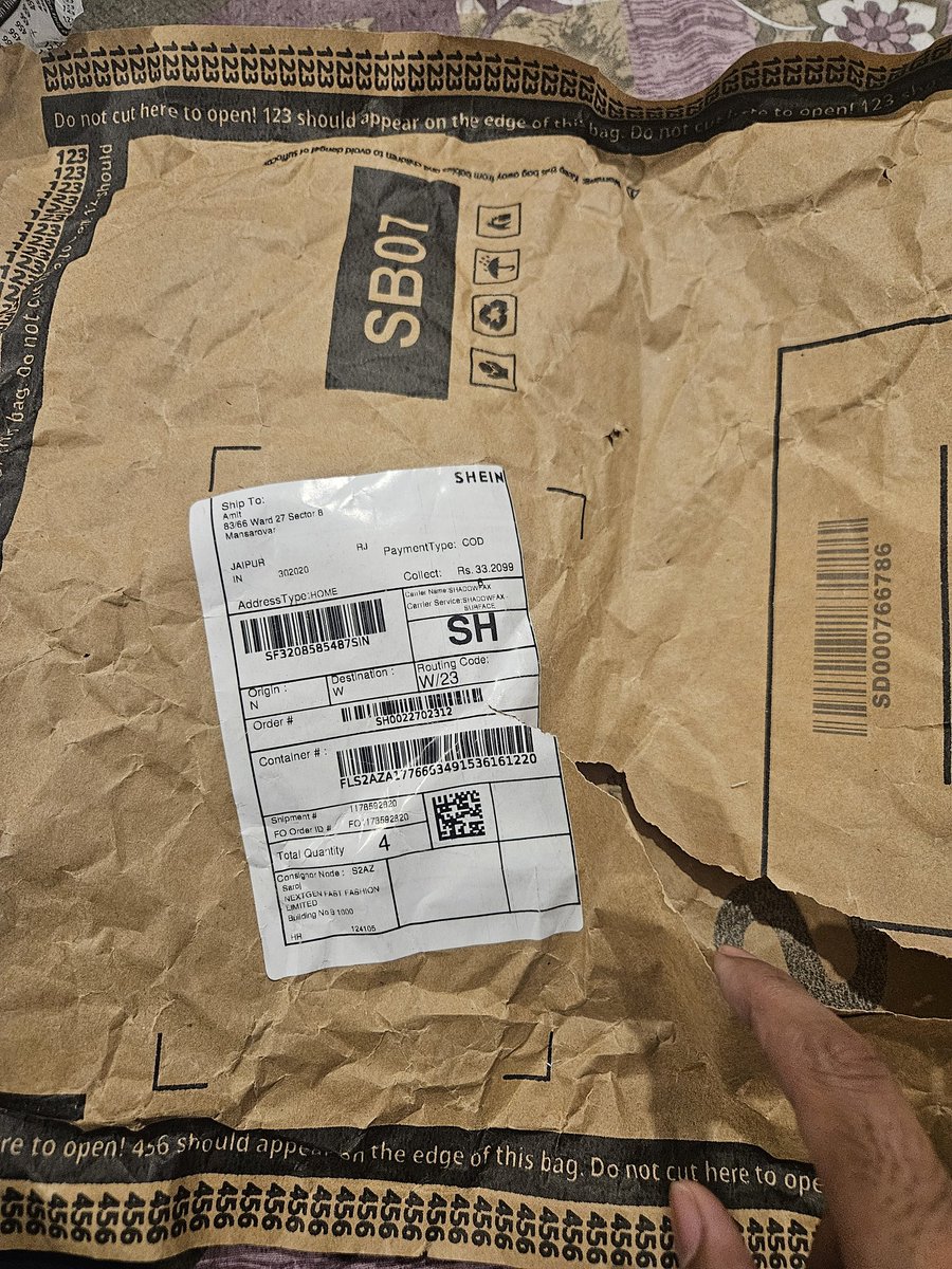 AmitKumarGoda13's tweet image. #SHEINIndia #OnlineShopping #FraudAlert

#CustomerExperience