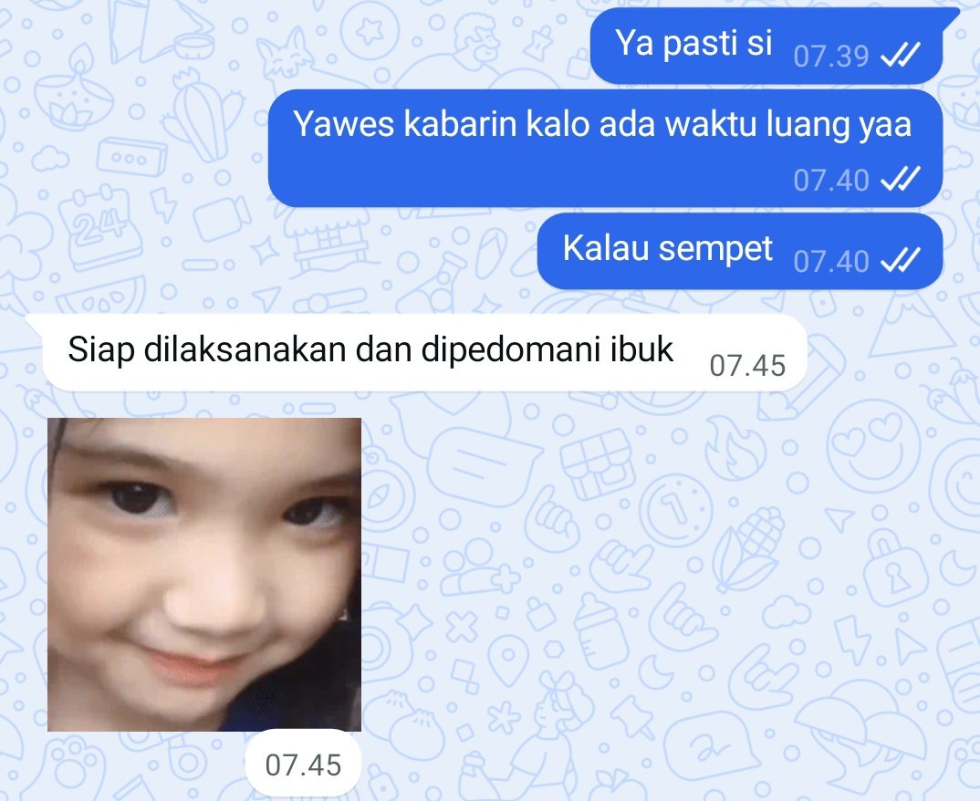 Isme_Putri's tweet photo. Hari Jumat lama bener yaaa
Udah kangen bgt https://t.co/pfLPRqoIkL
