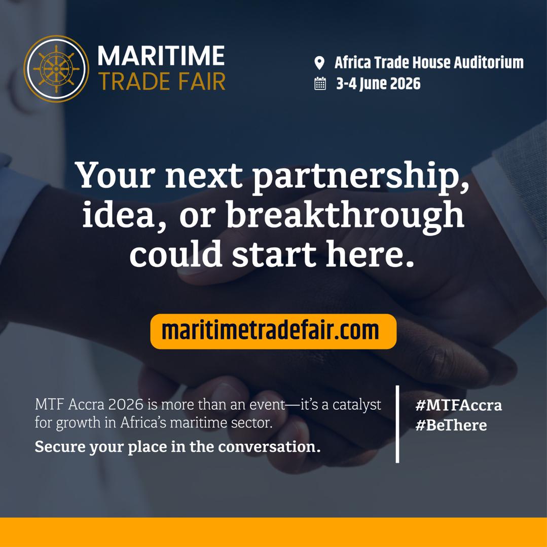 MTF_Africa's tweet photo. Next breakthrough in Africa’s maritime sector will at the intersection of Policy, Technology, and Finance.
Be part of the transformation to turn bold ideas into real opportunities across the maritime value chain.

🌐https://t.co/frrRqCK2j4
#MTF2026 #MTFAccra #AfricaMaritime https://t.co/ojGfX6Zgbt