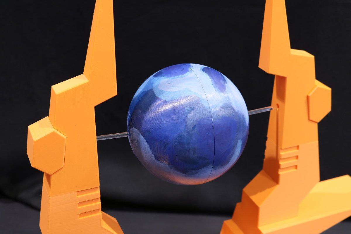 FunbieStudios's tweet image. From Transformers Animated's premiere episode, here's the iconic Space Bridge! It features an optional transwarp energy sphere forming up between its twin prongs, which can also be be removed for more display space.

#3dprint files now up at patreon.com/posts/156242666!