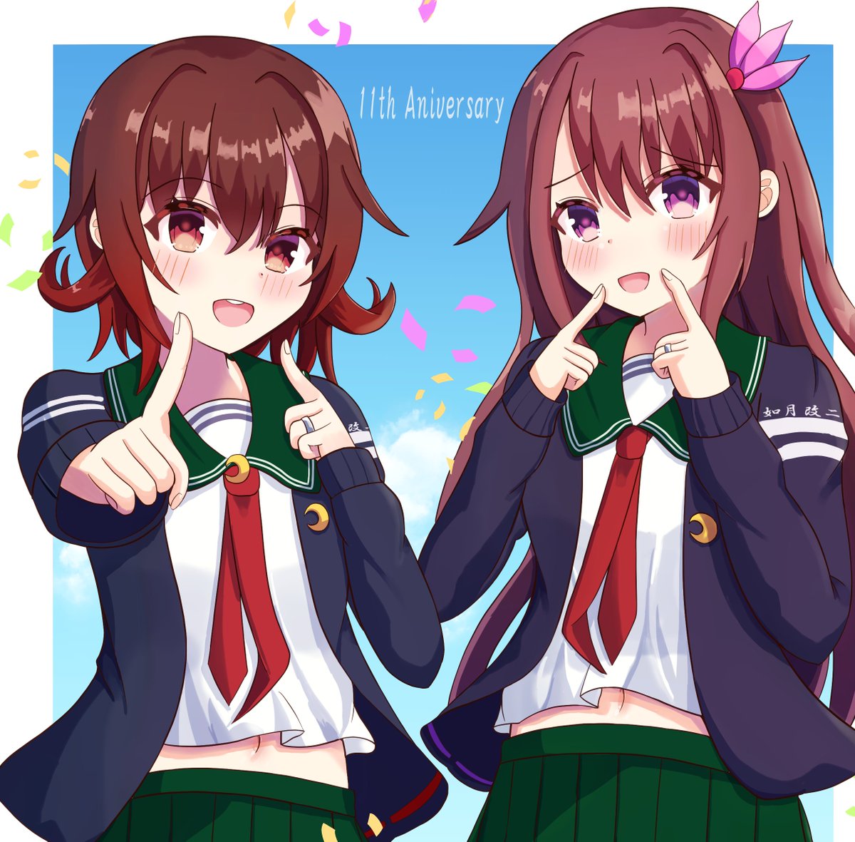 睦月さくら@お絵描き提督 tweet media