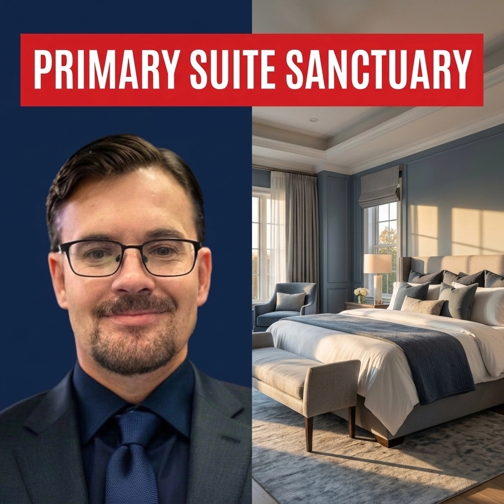 VKniazkov5712's tweet image. Hotel vibes at home? 🏨 A primary suite should be a vacation. After selling 600+ homes, I know a sanctuary sells. Think plush linens &amp;amp; zero clutter. 🛏️ Ready to upgrade or sell? Let’s grab a coffee. ☕ #RealEstate #InteriorDesign #HomeLuxury #VitaliK