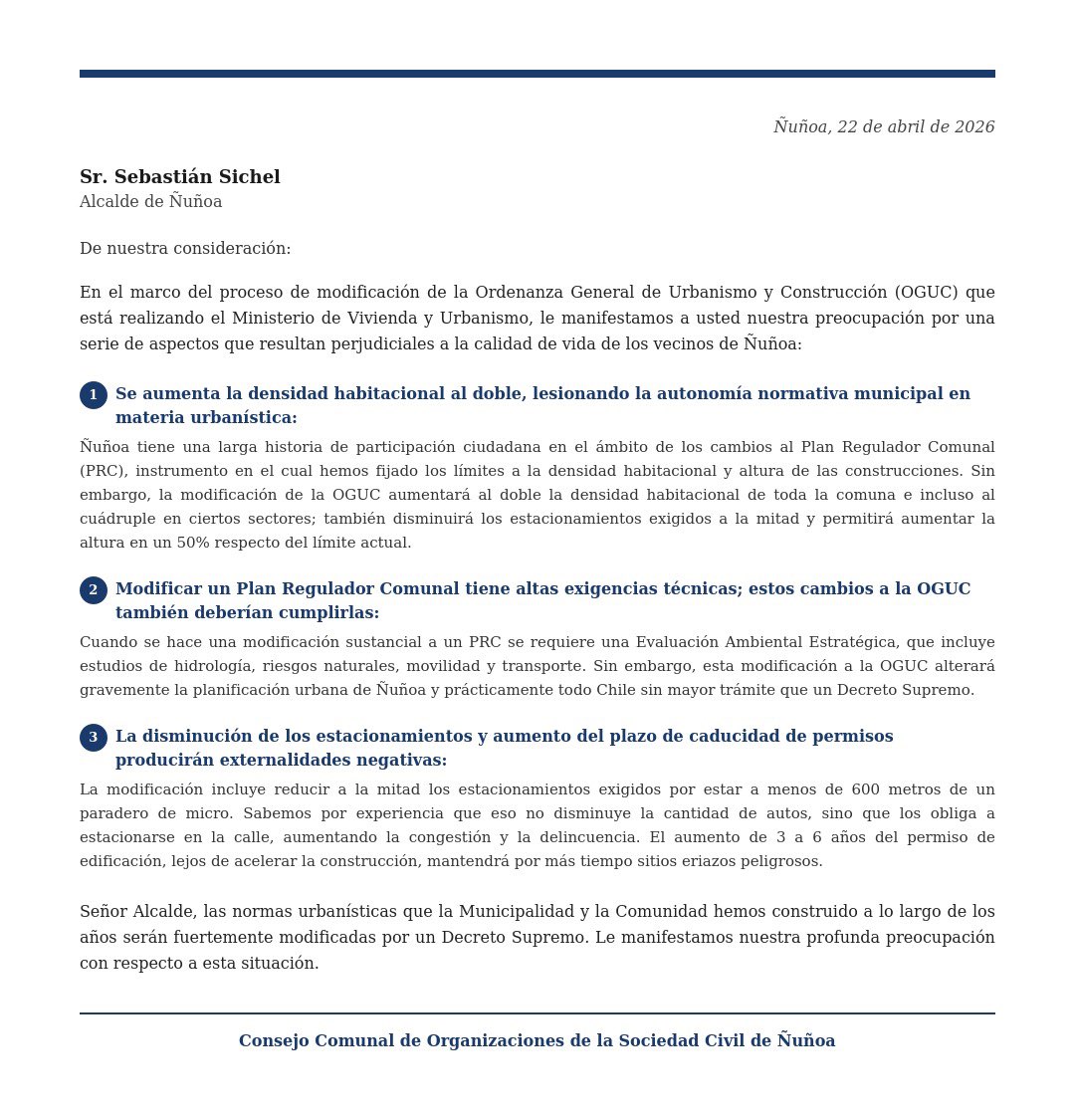 Andrés Argandoña Concejal Ñuñoa tweet media