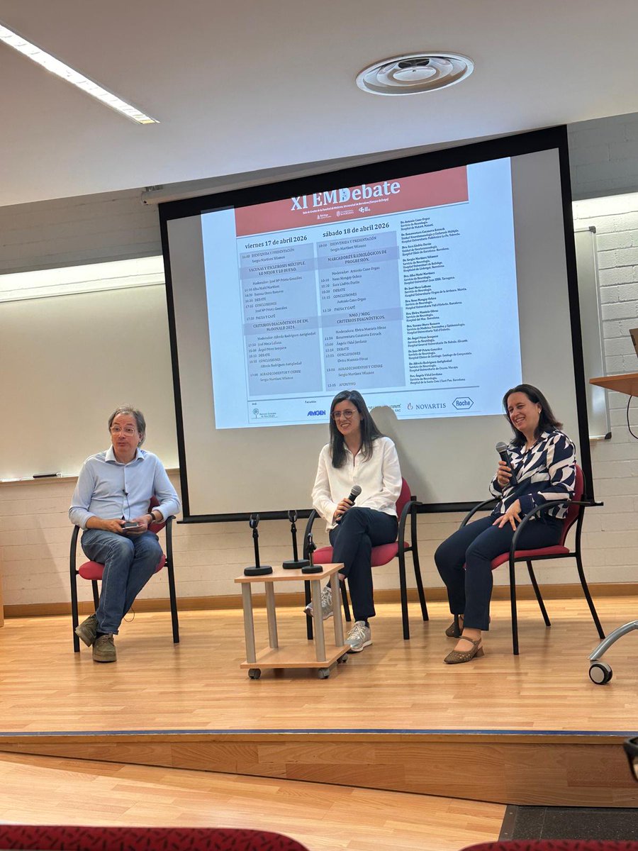 hbellvitge's tweet photo. 🧠💬 La Unitat d’Esclerosi Múltiple de l’#hbellvitge impulsa la 11a edició de l’#EMDebate, un fòrum de referència que reuneix experts per debatre i consensuar avenços en el diagnòstic i tractament de les malalties desmielinitzants. 
En tots els casos, les discussions van servir per establir criteris consensuats en el maneig de les diferents malalties, així com per establir estratègies de col·laboració amb altres centres de l’Estat.
Aquí us deixem un resum de la jornada 👉https://t.co/mt7zYDTCzQ
@NeurologiaHUB #EsclerosiMultiple #SocialmentResponsables #MedicinaBasadaEnValor