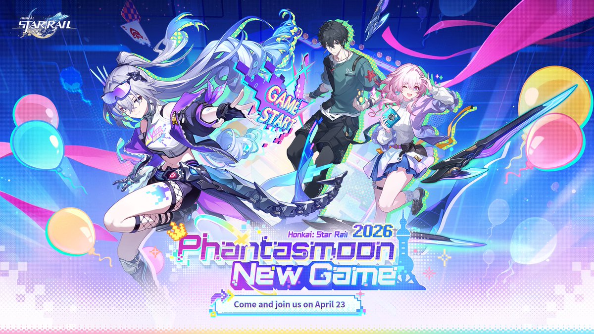 The web event "Phantasmoon New Game" is now live. Participate to win up to 800 Stellar Jades!

Hello, Trailblazers!
The "Phantasmoon New Game" event page will be available from 2026/04/23 12:00 – 2026/05/06 04:00 (UTC+8).
● During the event, Trailblazers can choose to aid one of