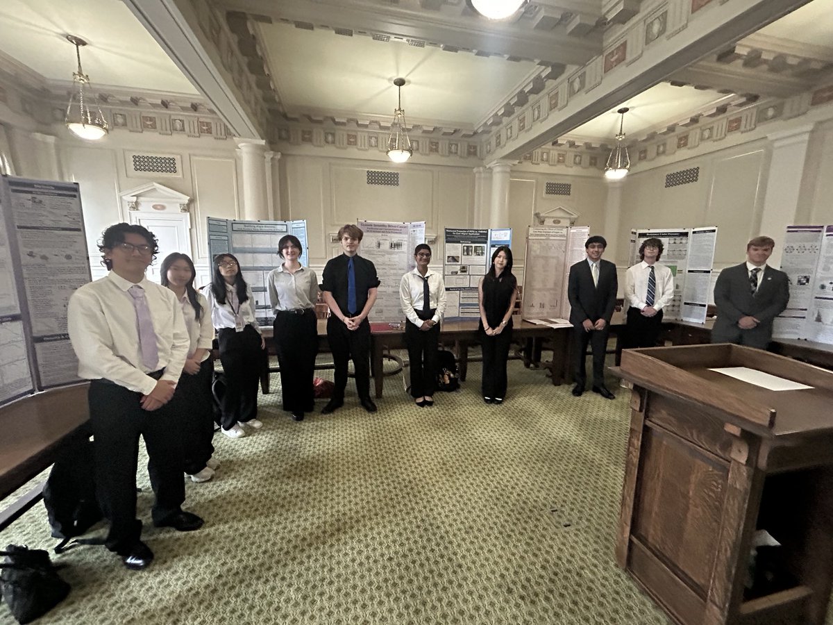 ARMathSciArts's tweet photo. #ASMSA students are at the Arkansas State Capitol for a day to share their research with legislators! We’re excited to be here to give them a glimpse of the amazing work our students are doing. #DolphinPride https://t.co/kybpTkr0pN