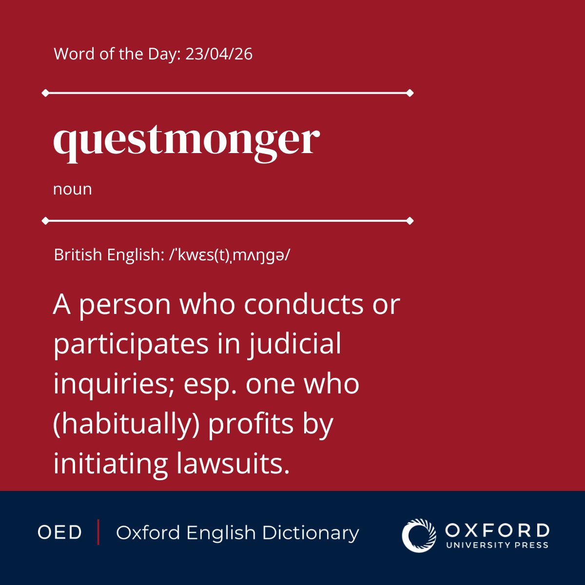 The OED tweet media