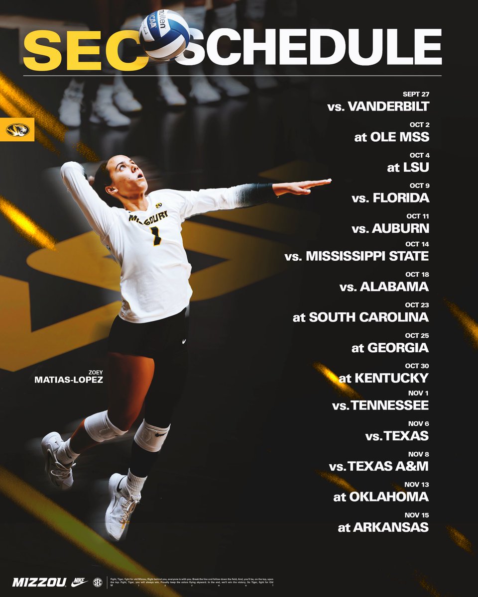 Mizzou Volleyball tweet media