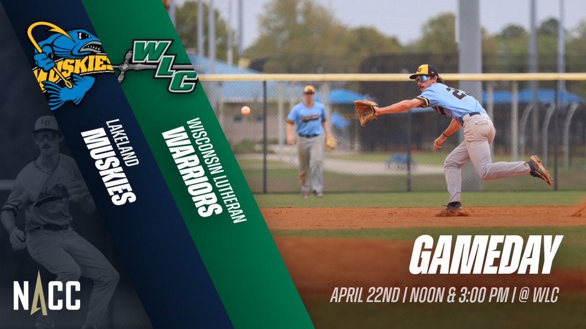 MuskiesBSB's tweet photo. The Muskies are on the road at WLC for a conference doubleheader. Game One starts at NOON and Game Two starts at 3:00 PM. https://t.co/mRaWSLhQxt