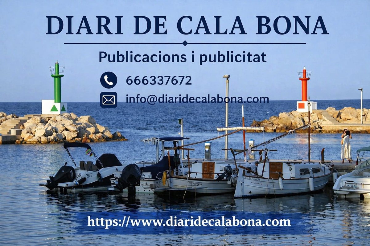 De Cala Bona al món.
Més de 12000 visites mensuals.