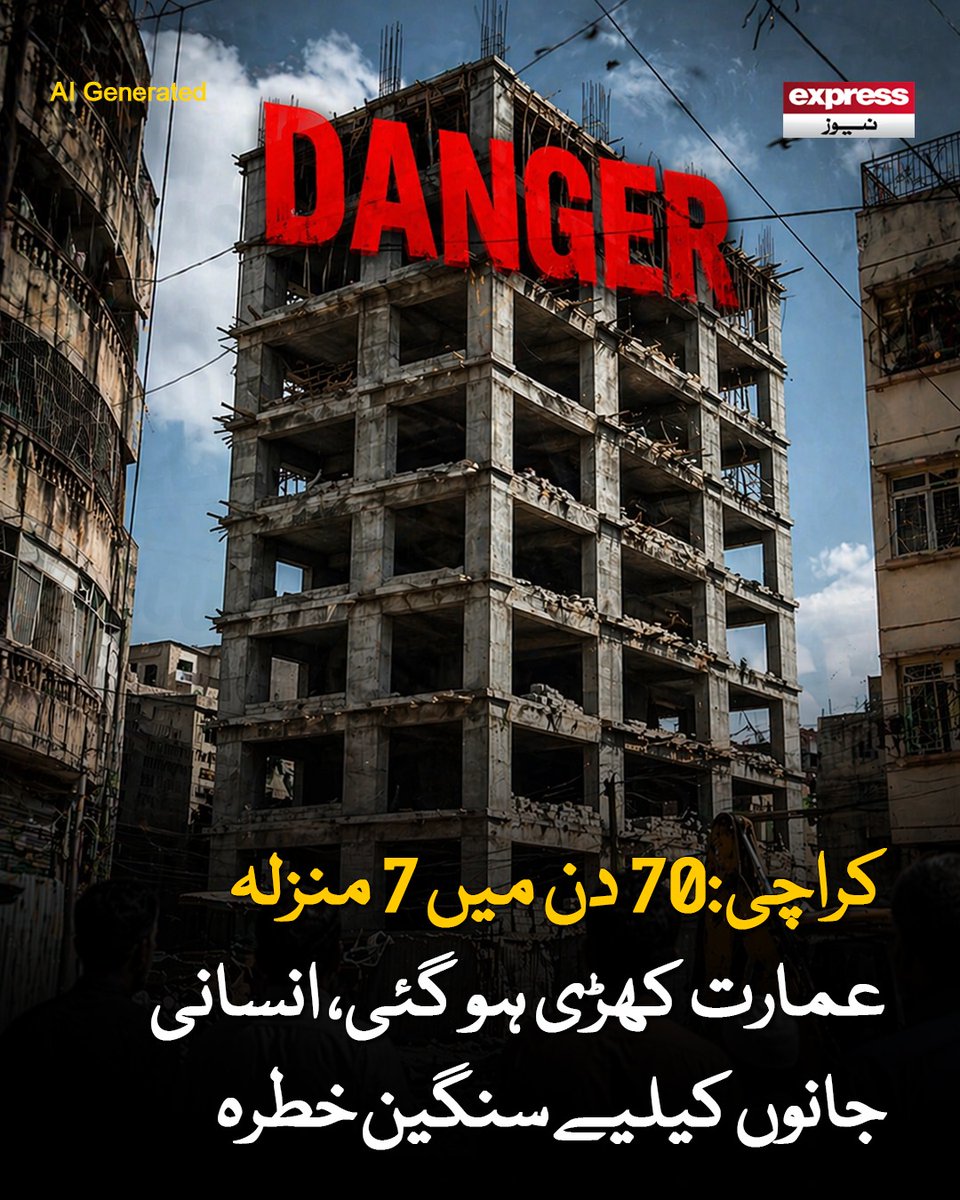 ExpressNewsPK's tweet image. ایس بی سی اے کو شکایات درج کرائی گئیں لیکن ادارے کی جانب سے کارروائی نہیں ہوئی، درخواست گزار عدالت پہنچ گیا
مزید پڑھیے: express.pk/story/2809624/…
#IllegalConstruction #highrise #building #Lyari #SBCA #ExpressNews