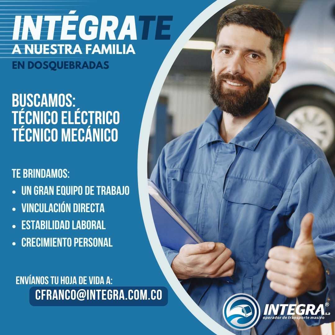 Integra_S_A's tweet photo. ✌🏼INTÉGRATE a nuestra familia! 
Si cumples con alguno de los perfiles que estamos buscando, envíanos tu hoja de vida a cfranco@integra.com.co https://t.co/oRk93IBeH4