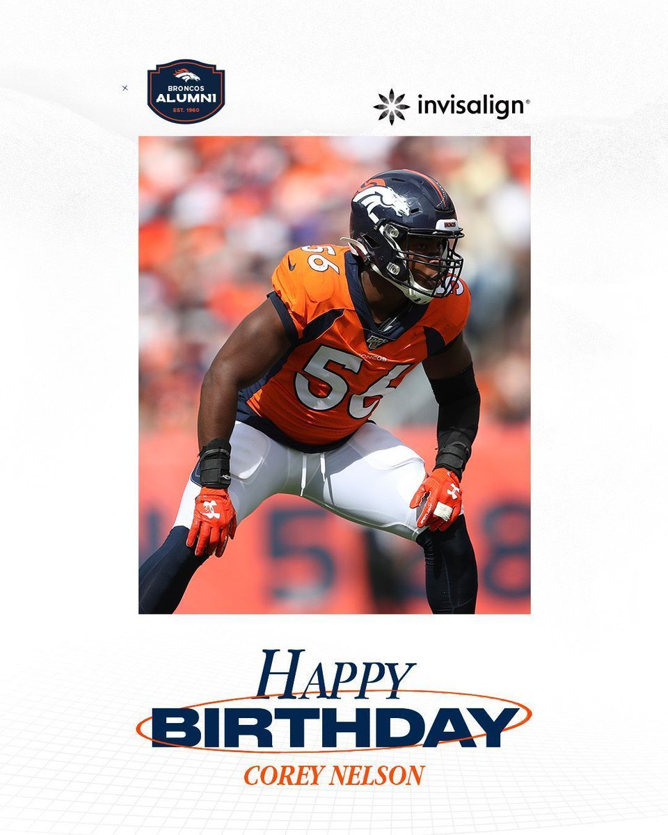 Broncos_Legacy's tweet photo. RT to help us wish former @broncos LB Corey Nelson and CB @lorenzo_doss a happy birthday! 🥳 https://t.co/Kf5CAJsC4v