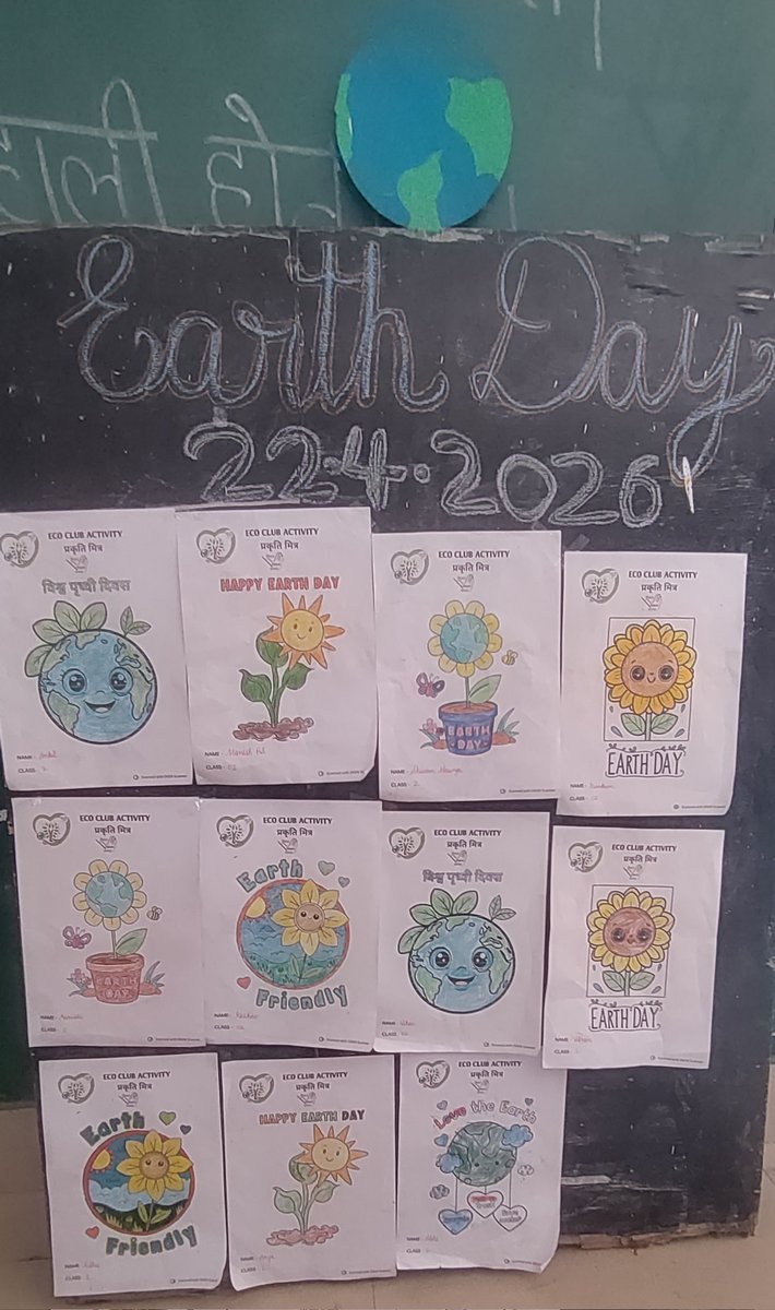 NvNamrata's tweet photo. Children @ Model_Primary_School_Unasi_Fatehganj_West_Bareilly celebrated #Earth_Day
#प्रकृति_मित्र_अभियान
मिशन शिक्षण संवाद
विश्व पृथ्वी दिवस
@basicshiksha_up @shikshansamvad @avanindrajadaun @UNEP @mygovindia @myogiadityanath https://t.co/g5qL3yACeh