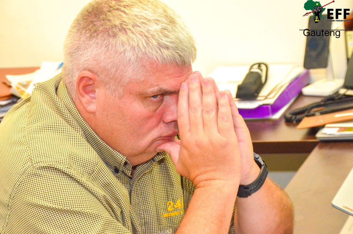 🚨In Pictures🚨

The EFF Leadership meeting with the Houghton Golf Club.

The EFF emphasized that the struggle of the people of Palestine against the State of Israel is a clear position not only of the EFF, but also the South African government, and any efforts to undermine it is