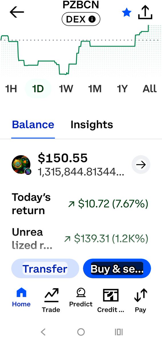 CKJCryptonews's tweet image. Open my Coinbase account what do I see 🦜 

The $10 dollar per million $Pzbcn challenge melting portfolios globally 🌏 🦜 

#ZebecParrot location 
#Coinbase #Phantom 

Load bird bag 💰💰💰 

$Pzbcn +7% 24h