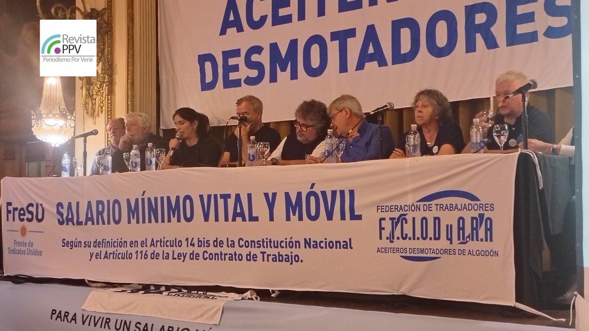 ((AHORA))
#15PlenarioAceiteroDesmotador
La <a href="/FTCIODyARA/">Federación Aceitera Desmotadora FTCIODyARA</a>, junto al
Frente de Sindicatos Unidos (FreSU), se plantean una mayor confrontación ante el avance del gobierno que cercena derechos y ajusta el bolsillo de los y las trabajadoras.