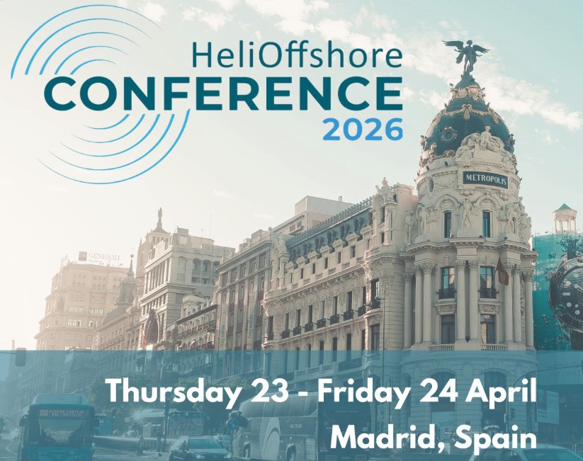 Aerossurance's tweet image. Aerossurance is looking forward to joining other stakeholders in offshore helicopter safety at this year's HeliOffshore conference in Madrid #heliffshore #helicopter #safety