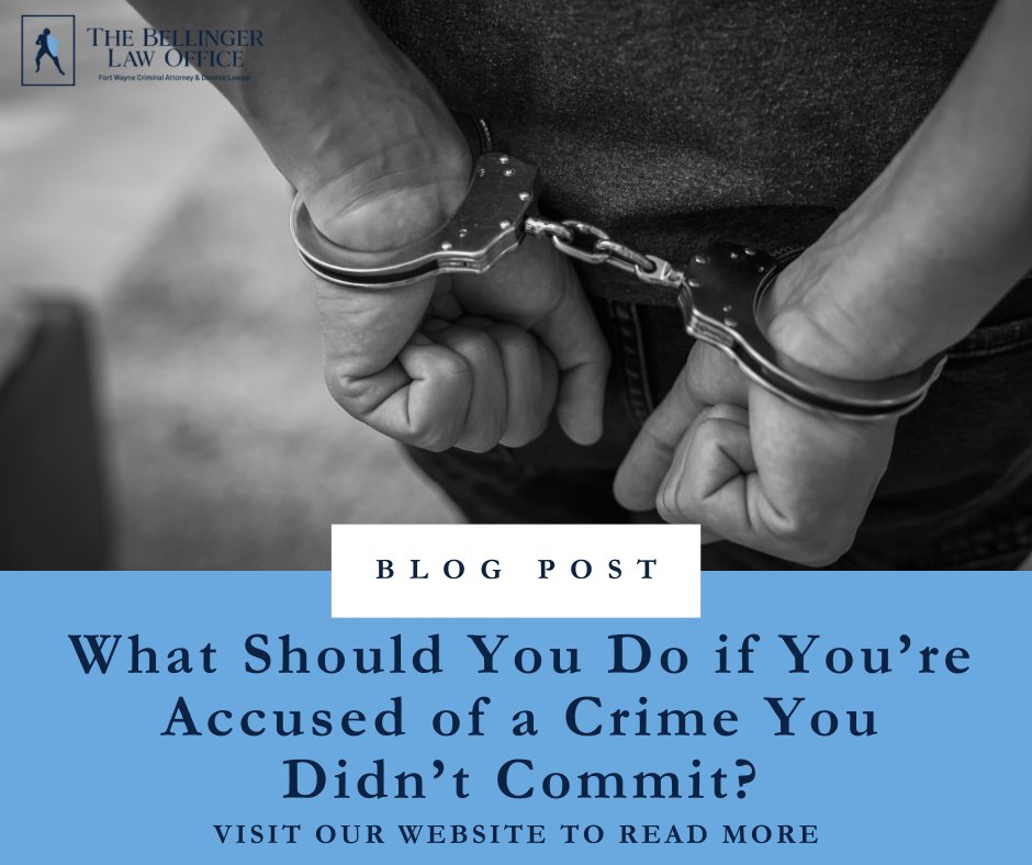 RBellingerLaw's tweet image. Being accused of a crime you didn’t commit can be overwhelming and frightening. Our blog breaks down the steps to take and how to protect your rights from the start. Read more now.
#CriminalDefense #KnowYourRights

bit.ly/4sdI7yg