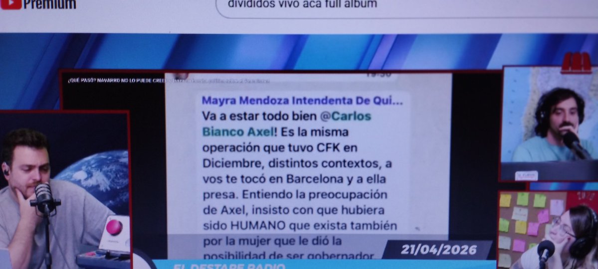 Empiezo a sospechar que Mayra mendoza además de una pesada del mierda, termo e infumable
Esta totalmente BORDER