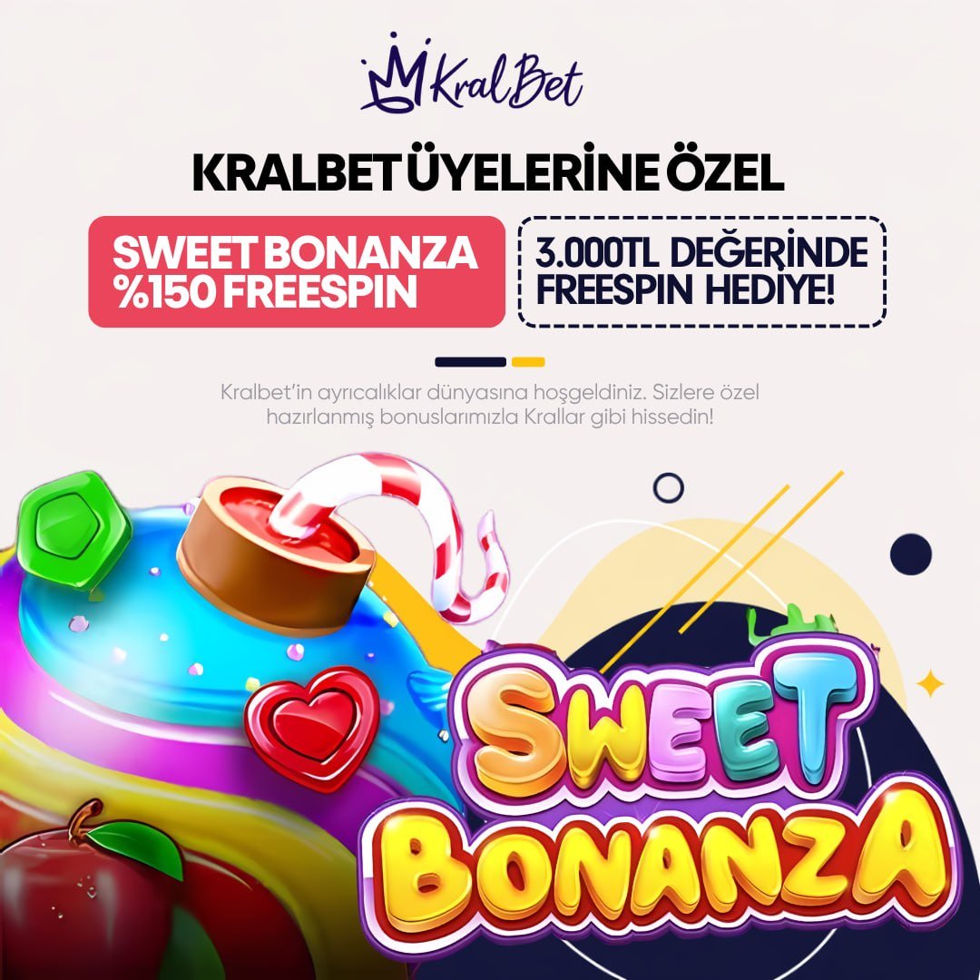 KayipBonusu_'s tweet image. 🍭 Sweet Bonanza’da Kazanç Fırsatı Seni Bekliyor! 🍭

🎁 %150 Freespin Bonusu ile oyun keyfini zirveye taşı!

💸 100₺ – 2000₺ arası yatırımlarda geçerli

👉🏼 Hemen katıl, bu fırsatı kaçırma!

#SweetBonanza #Kralbet #KralbetKazandırır