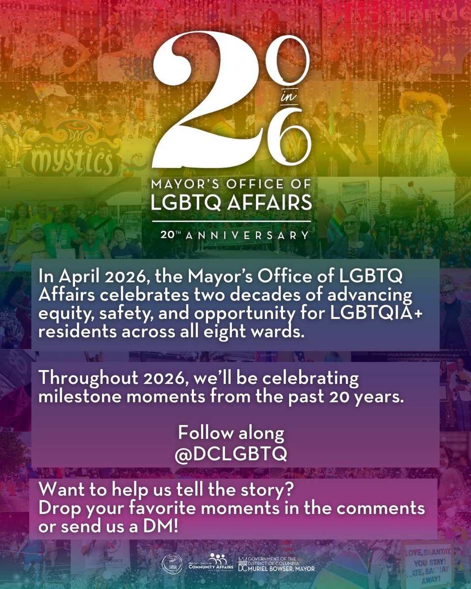 Mayor’s Office of LGBTQ Affairs #DistrictofPride tweet media