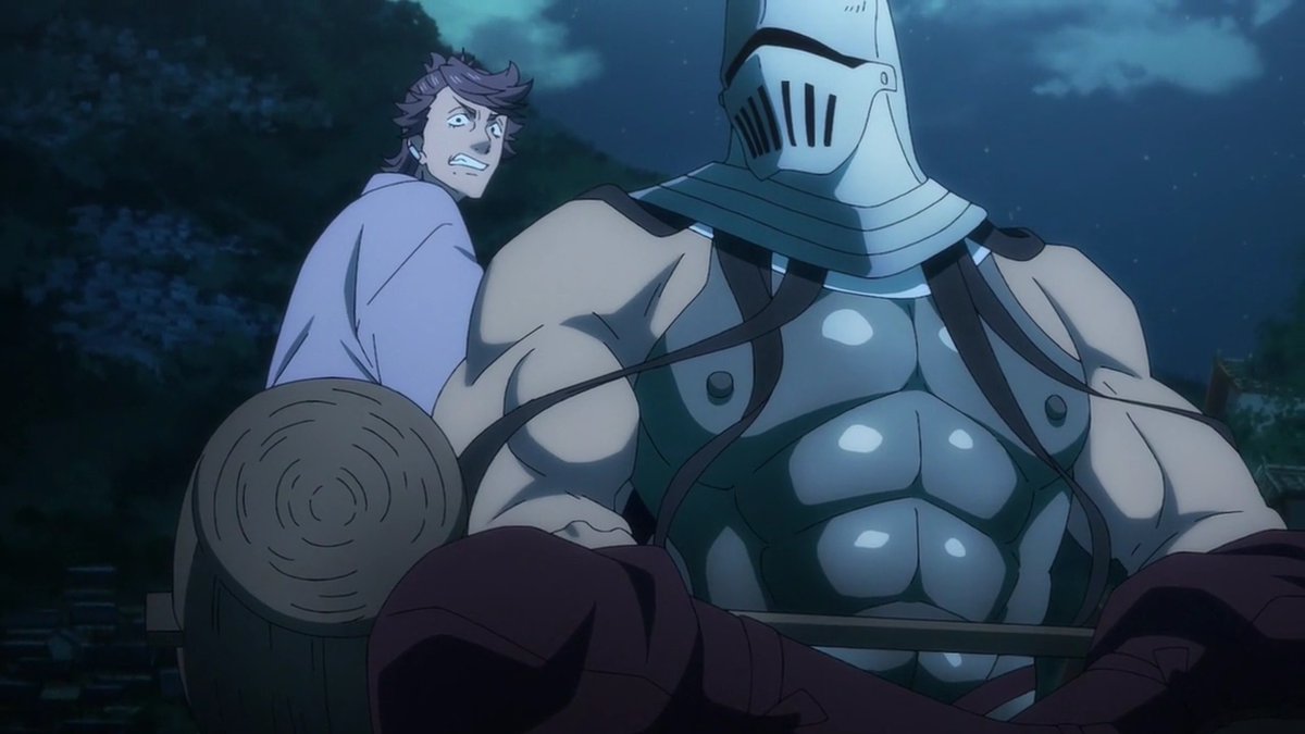 REVENGERに出てきた用心棒の甲冑男さんの恰好がセクシーすぎてビビッたって話を数年ぶりに蒸し返してみる。それって、ティーの首？