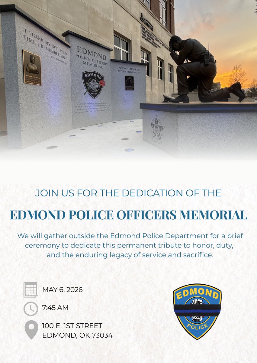 Edmond Police Dept tweet media