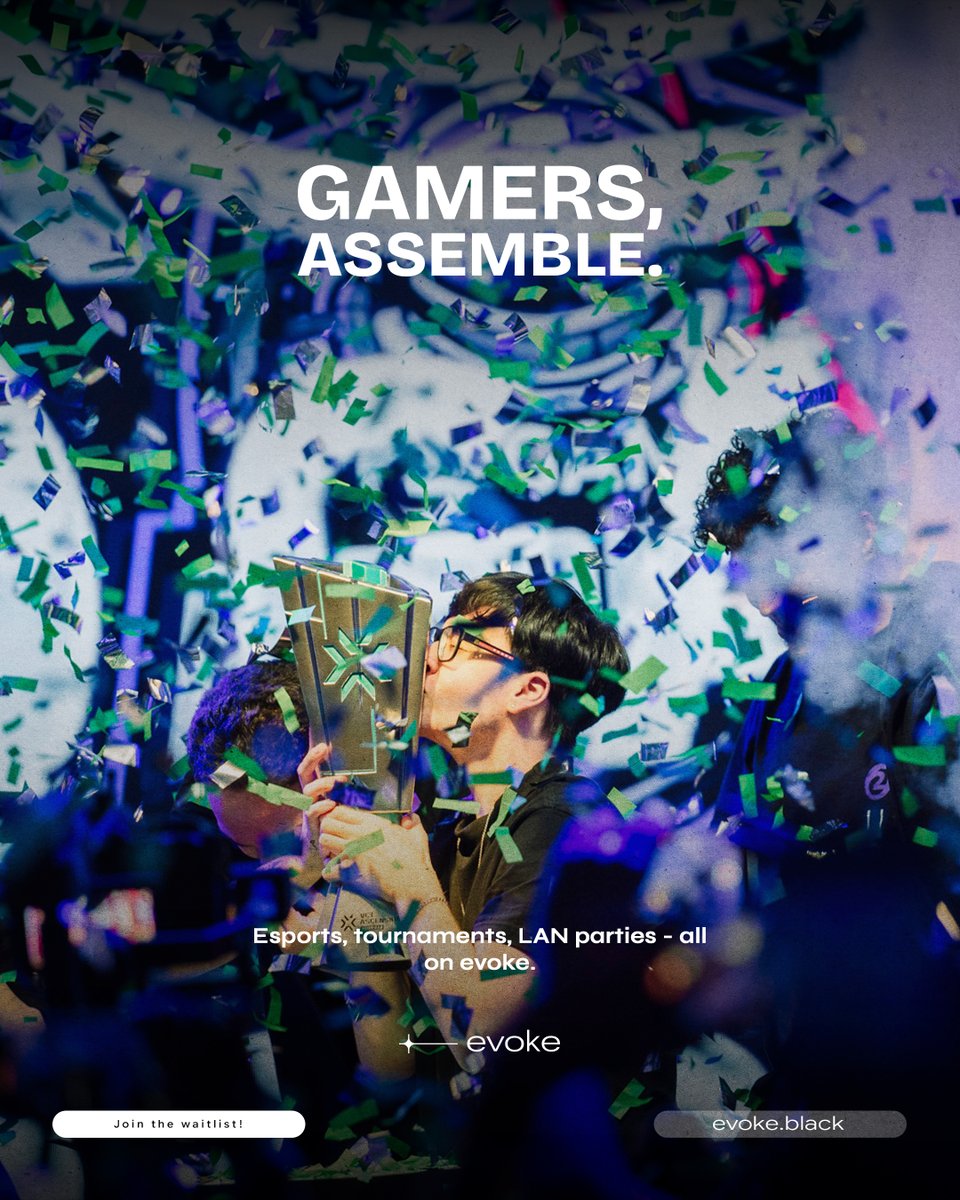 evoke_black's tweet photo. Gamers, assemble. 🎮

evoke brings every tournament, LAN party, and esports event into one app. Mobile money payments. QR tickets. Zero friction.

Waitlist is open → https://t.co/HqisIDPouf 🔗 https://t.co/WobeDWuARq