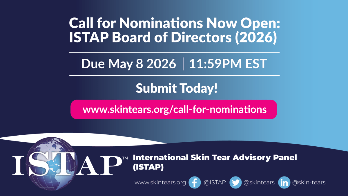 International Skin Tear Advisory Panel (ISTAP) tweet media