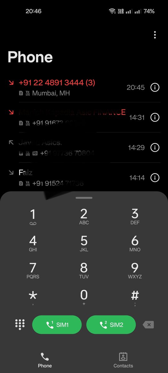 shaikh1480's tweet photo. @AmazonHelp @amazon @amazonIN Hello team again they miscall for 2 second and cut the call see the scam @AmazonHelp team. https://t.co/YM9hwpe55l