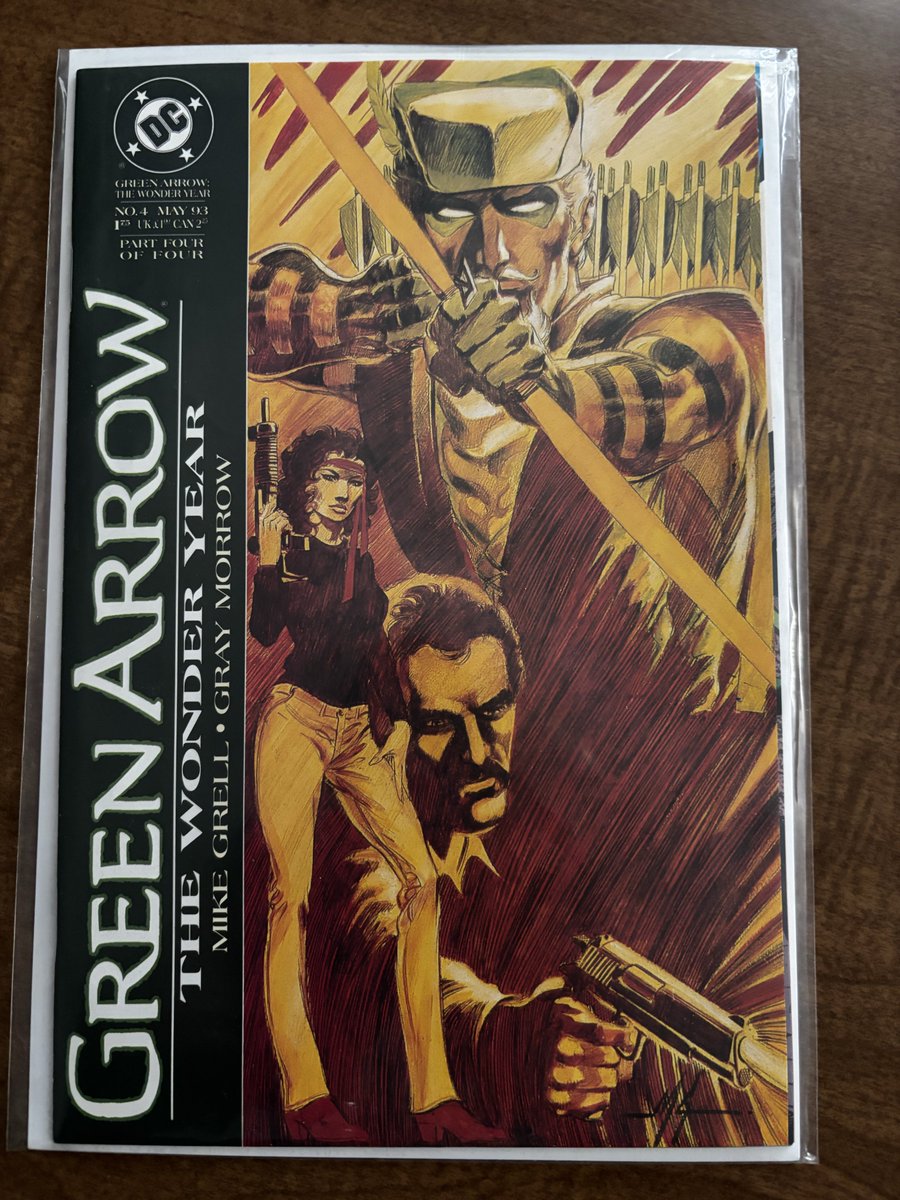 CanaDaBear1701's tweet photo. Mike Grell reminds us all what exquisite artwork and engaging characters can mean to a comic in this 1993 4 issue Green Arrow mini-series The Wonder Year. These types of books got me to expand my horizons beyond Marvel. I remember reading it and nodding approval a lot.
#MyComics https://t.co/qHxRddfo5u