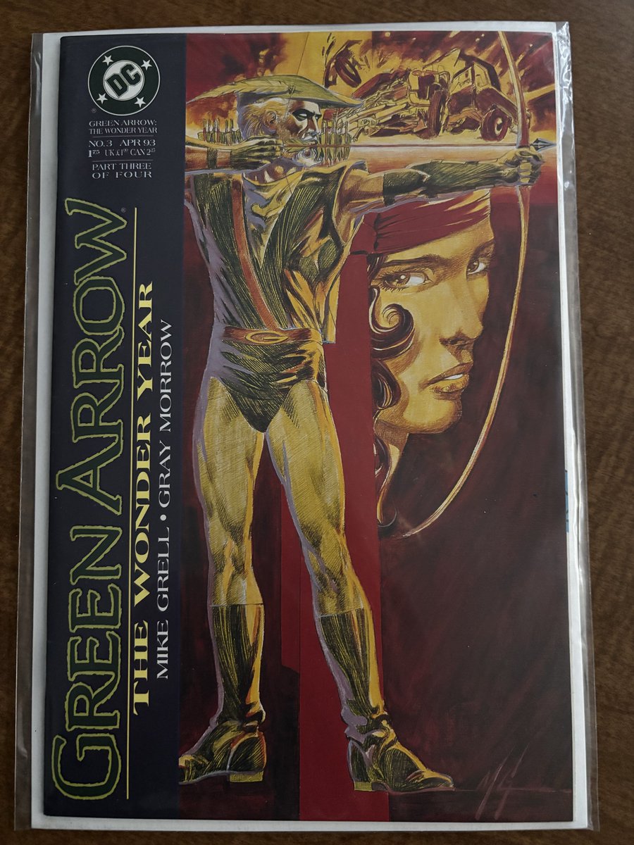 CanaDaBear1701's tweet photo. Mike Grell reminds us all what exquisite artwork and engaging characters can mean to a comic in this 1993 4 issue Green Arrow mini-series The Wonder Year. These types of books got me to expand my horizons beyond Marvel. I remember reading it and nodding approval a lot.
#MyComics https://t.co/qHxRddfo5u
