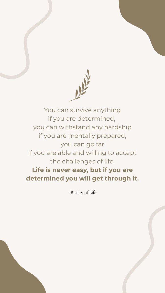 De68956De's tweet image. If you agree 😊
Embrace life’s challenges — they are what keep the journey moving forward.
#MyWay
#MyThoughts