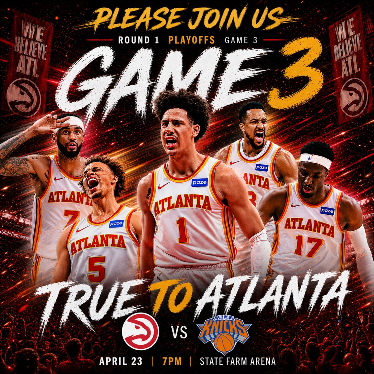 The_Dixon_Way's tweet photo. Please join us tomorrow at 6:30pm for the critical game 3 #AtlantaHawks #nba #NBAPlayoffs2026 #newyorkknicks #TheDixonWay @ATLHawks @nyknicks watch along New York Knicks vs Atlanta Hawks | Live Play by Play Stream | #nba #nbap... https://t.co/Cb8913QcRa via @YouTube https://t.co/ZAQ2Bu3CEx