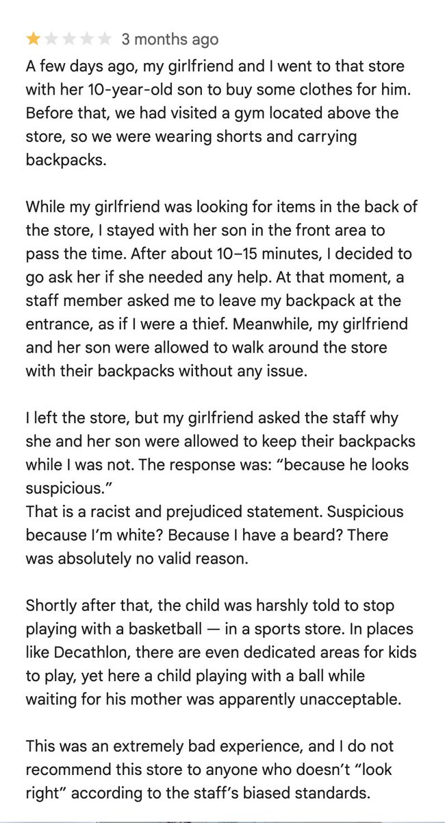 dweorh's tweet image. I think it's fair to say that @PUMACare supports #racism in #Paraguay. I reported profiling by staff in their shop, and they completely ignored me. @adidas @Nike - do you support racism in your LATAM stores as well?

RT, pls @realtek12345 @ToyBlackHat 
maps.app.goo.gl/Vxg1i36kYt6bP2…