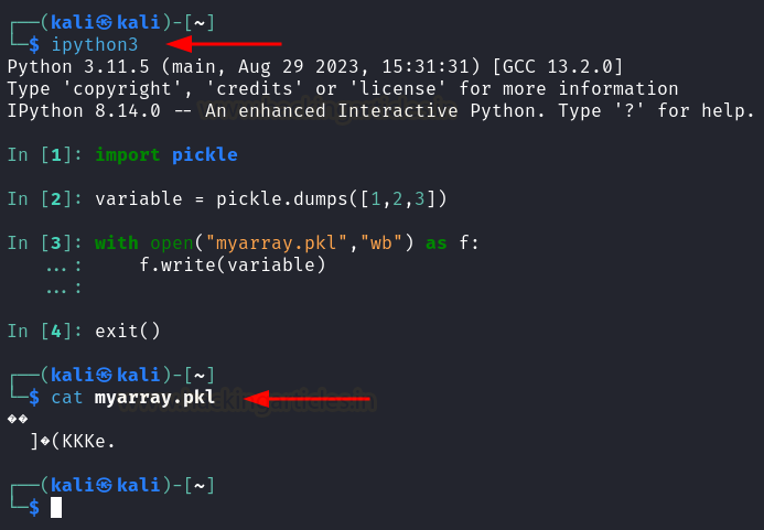 hackinarticles's tweet photo. 🔴 Python Serialization Vulnerability: Pickle

🔥 Telegram: https://t.co/upuP8k8ckB
✴ Twitter: https://t.co/Za7rYILz6E

Pickle = Powerful… but dangerous ⚠️

⚡ Attack Highlights
🔍 Identify pickle usage in app (Flask, cache, sessions)
📦 Send malicious serialized payload
⚙️ Abuse __reduce__() to execute commands
💻 Trigger deserialization (pickle.loads)
🚀 Remote Code Execution (RCE)

💡 Pickle executes code during deserialization → never trust user-controlled data ()

⚠️ Untrusted pickle = instant system compromise

📖 Article: https://t.co/otjgbSgVRR

#cybersecurity #python #rce #websecurity #pentesting #infosec