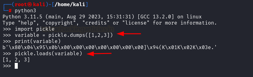 hackinarticles's tweet photo. 🔴 Python Serialization Vulnerability: Pickle

🔥 Telegram: https://t.co/upuP8k8ckB
✴ Twitter: https://t.co/Za7rYILz6E

Pickle = Powerful… but dangerous ⚠️

⚡ Attack Highlights
🔍 Identify pickle usage in app (Flask, cache, sessions)
📦 Send malicious serialized payload
⚙️ Abuse __reduce__() to execute commands
💻 Trigger deserialization (pickle.loads)
🚀 Remote Code Execution (RCE)

💡 Pickle executes code during deserialization → never trust user-controlled data ()

⚠️ Untrusted pickle = instant system compromise

📖 Article: https://t.co/otjgbSgVRR

#cybersecurity #python #rce #websecurity #pentesting #infosec