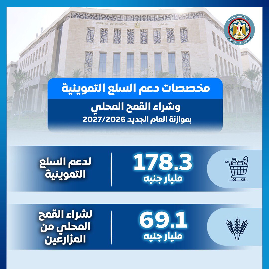 وزارة المالية - مصر tweet media