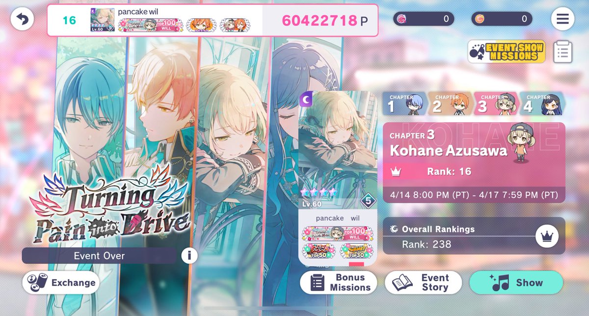 kousenkakashika's tweet photo. Turning Pain Into Drive

T16 WILL - 60,422,718

i want to thank everyone who helped me achieve this, especially to my friends. otsu everyone else :D https://t.co/VYs9GKeeGv