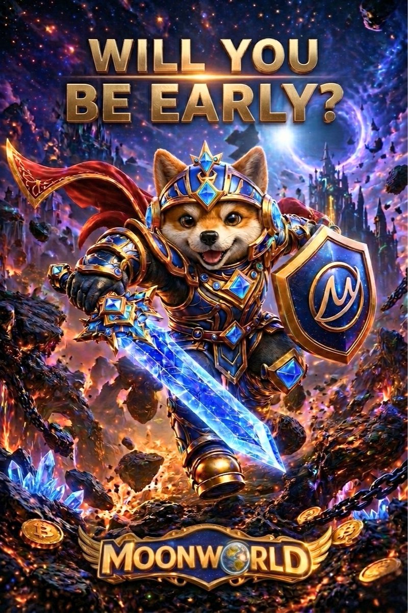 MoonWorldGameFi's tweet photo. MOONWORLD Presale is live…
Will you act or watch? 🚀

https://t.co/Ngxh9OxMWY

Only a few get in early. That’s the rule. ⚠️

21M tokens. Same cap as Bitcoin.

#MOONDOGE #MOONWORLD #MOONPUMP #MOONLUCKY #GameFi #PlayToEarn #CryptoGame #Web3Fun https://t.co/zIvGFYU3LM