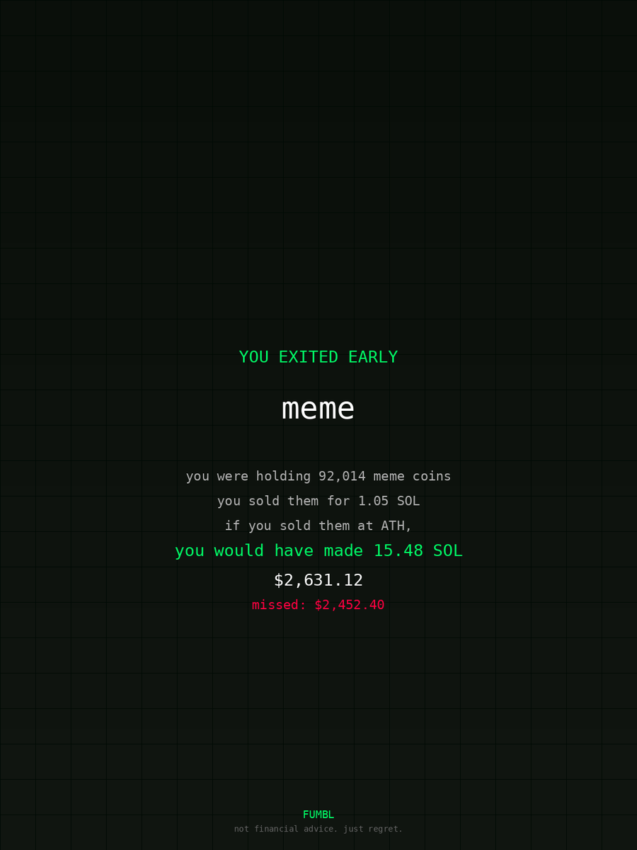 NovemberDee's tweet image. just checked fumbledbags.com bro actually coulda had a fat bag on $meme 

JCsNpjgEhvHYMvRFDpDKCBbUvHBjtHMynkFi3KAUpump
#exodus 
#doc